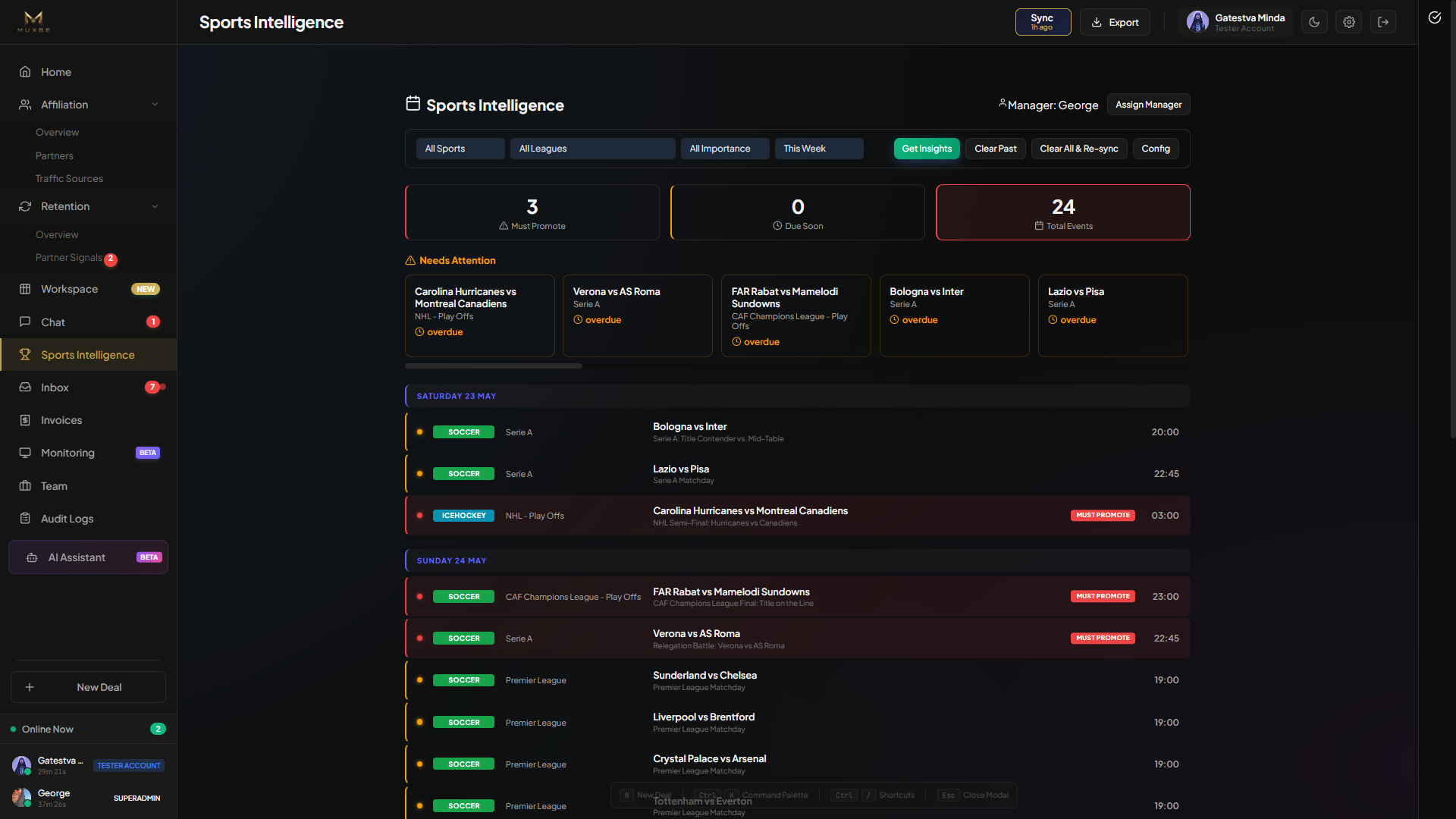Sports Intelligence